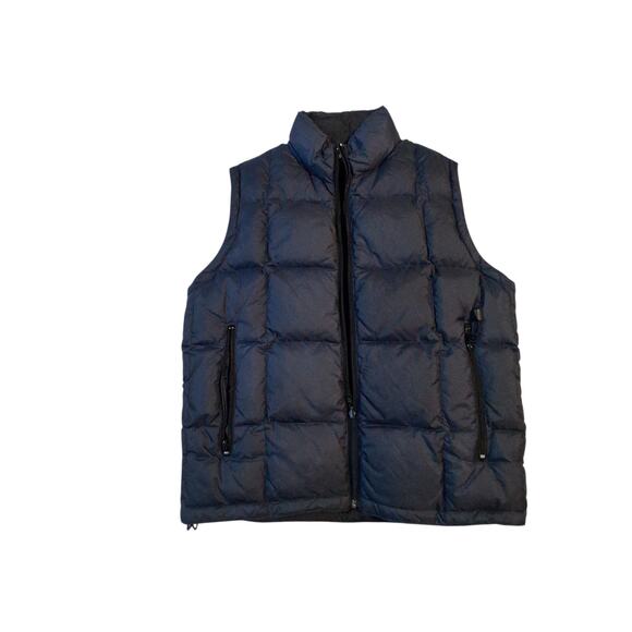 Gap Reversible Down Puffer Vest Mens size Small Gorpcore Outdoors Hiking Working - Picture 1 of 13